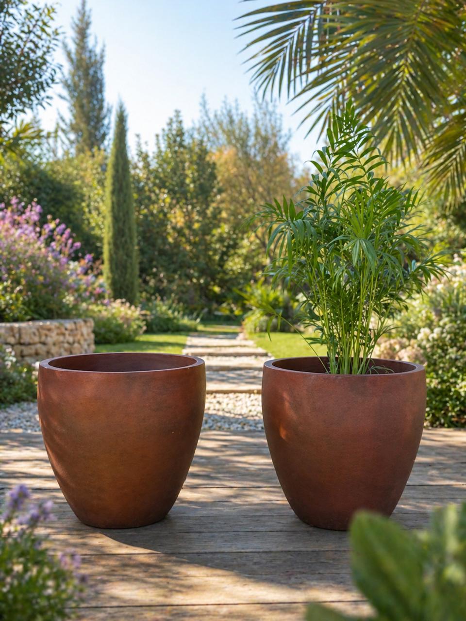 Macetero Rustic Oxido