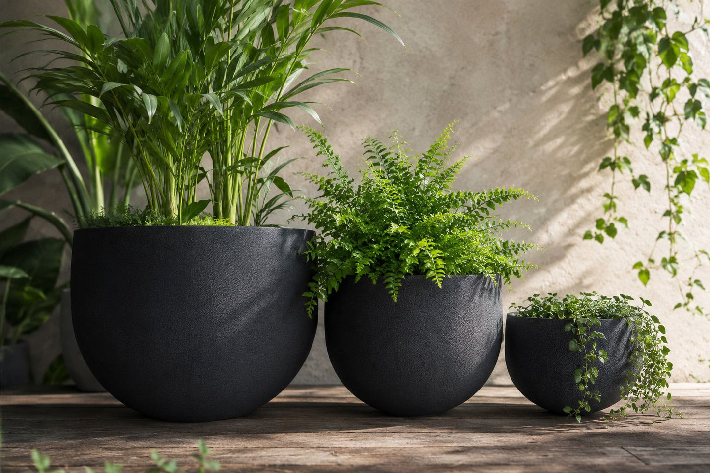 Macetero Rustic Round